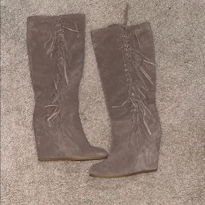 Coach wedge boots